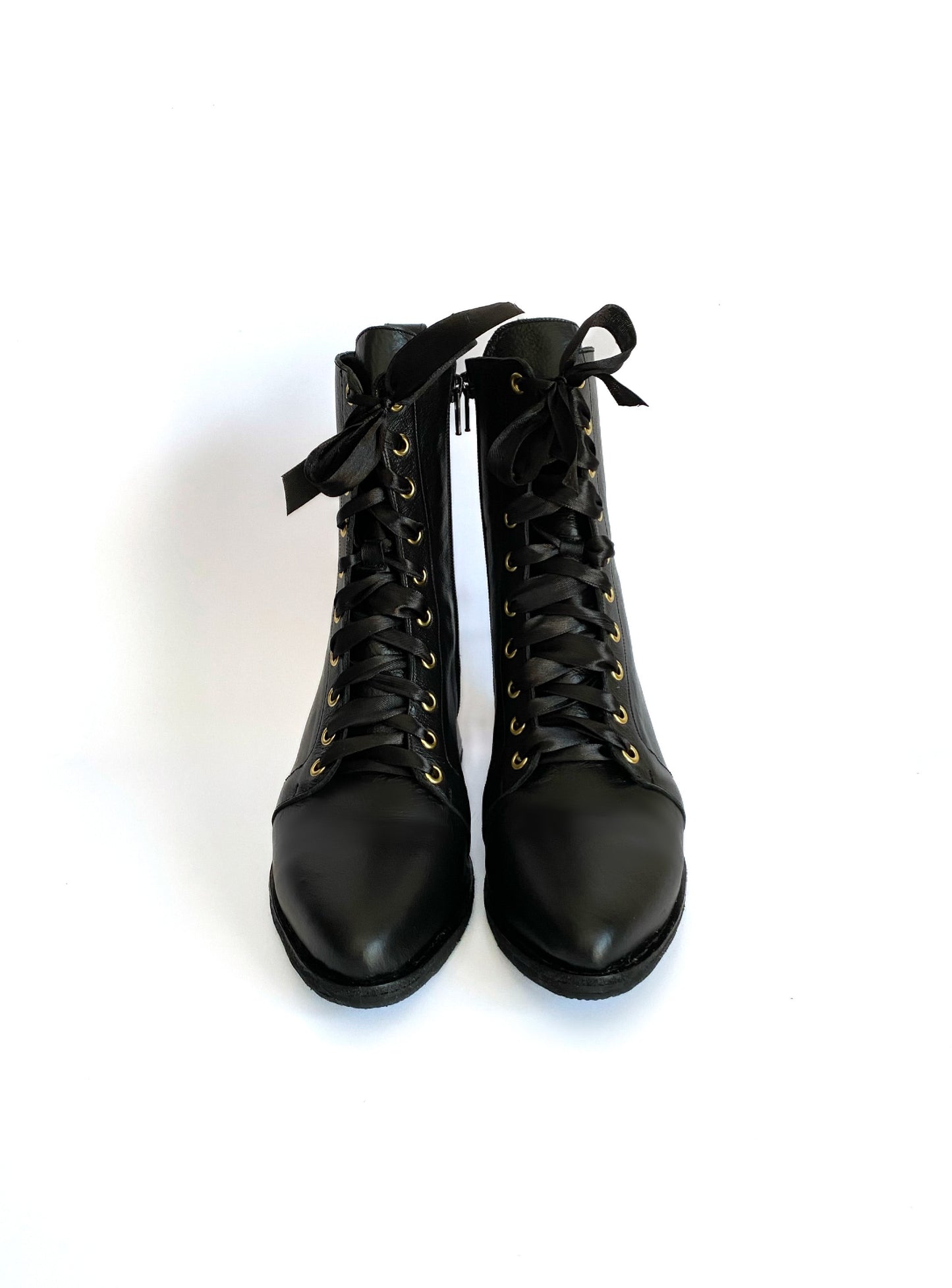 Lizzy Boot - Black Leather