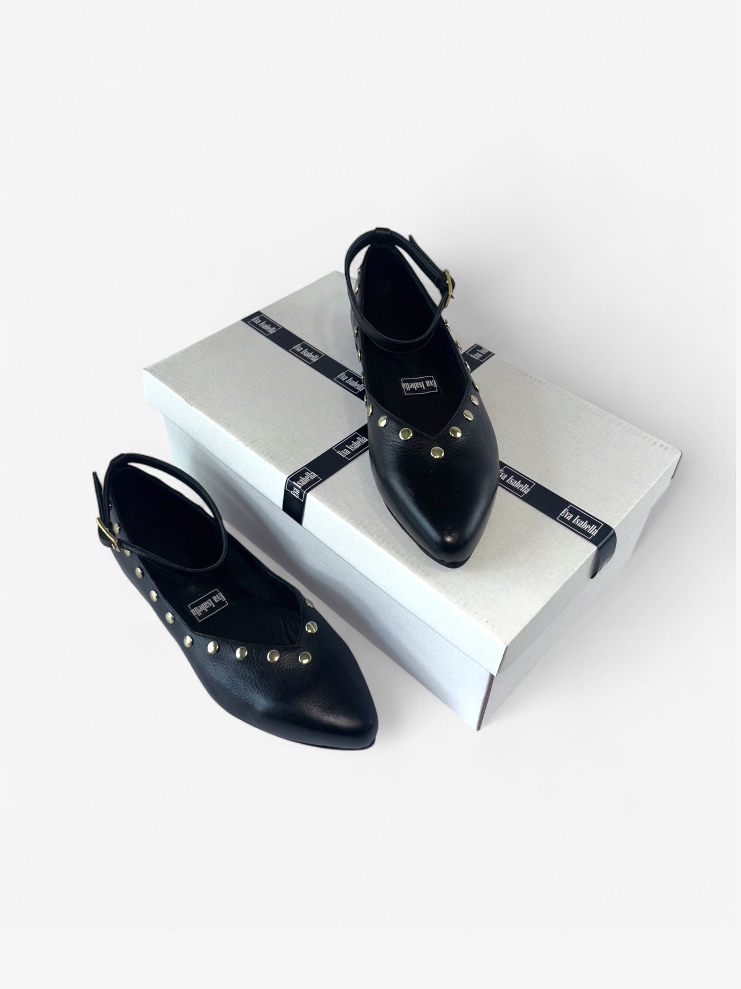 Emma Pump - Black Leather