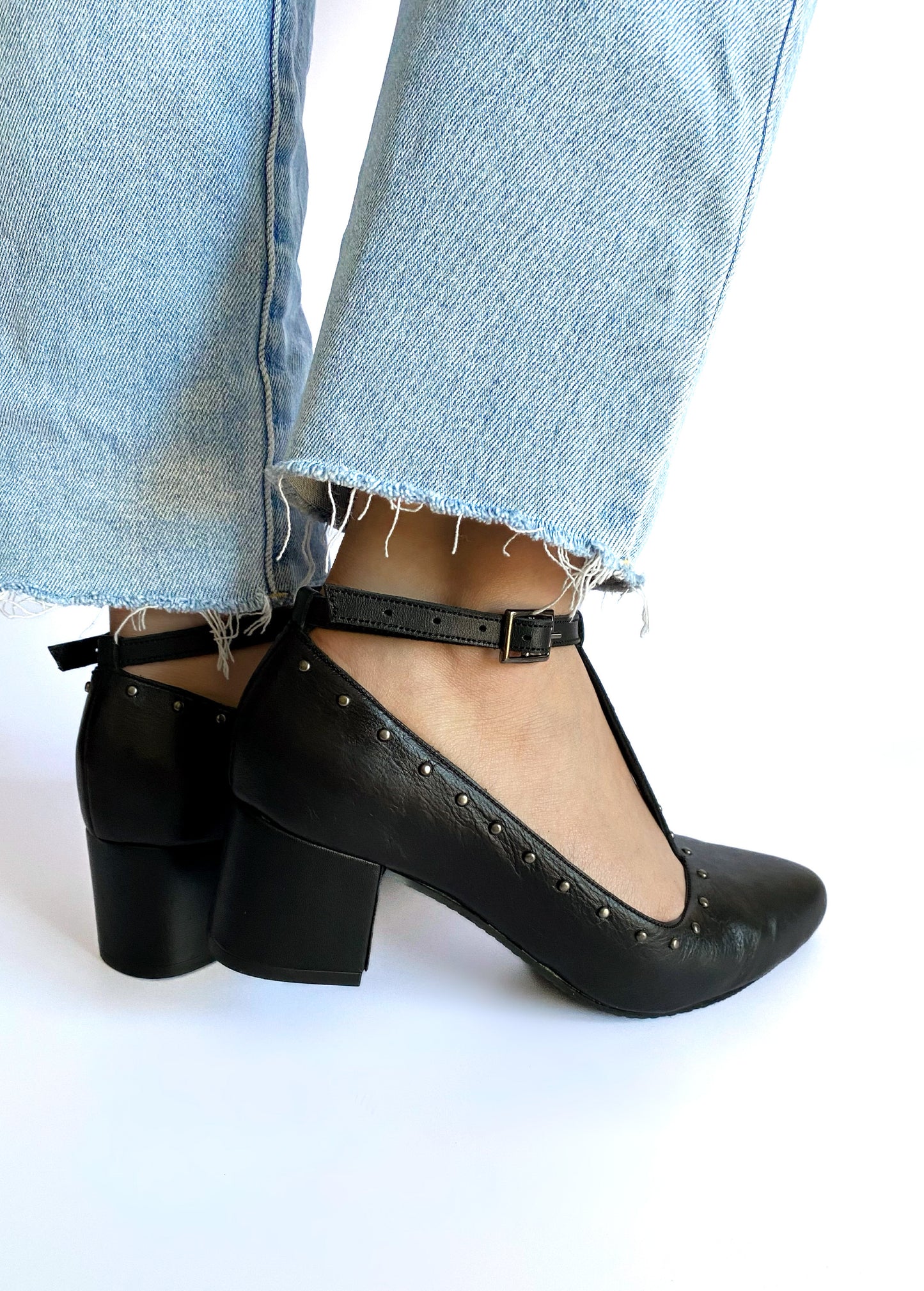 Donna Pump - Black Leather