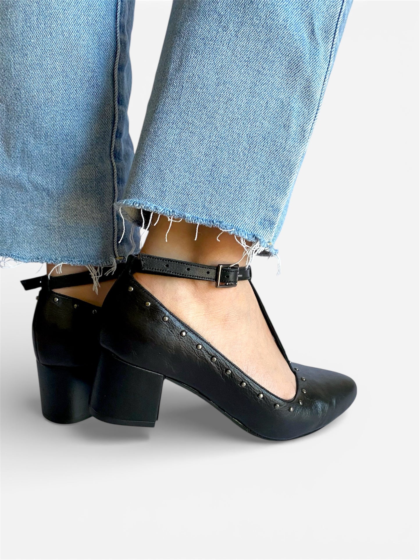Donna Pump - Black Leather
