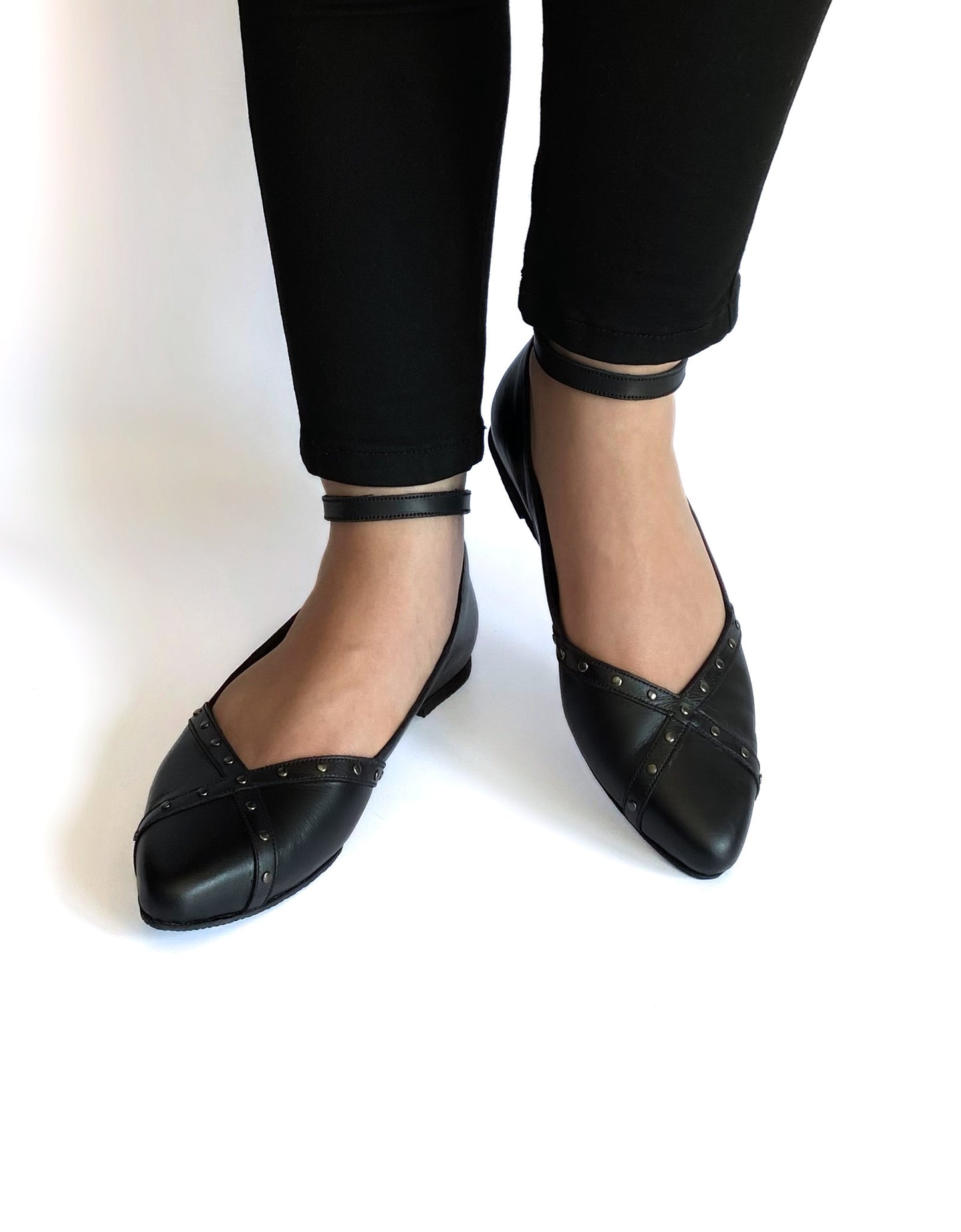 Luna Pump - Black Leather