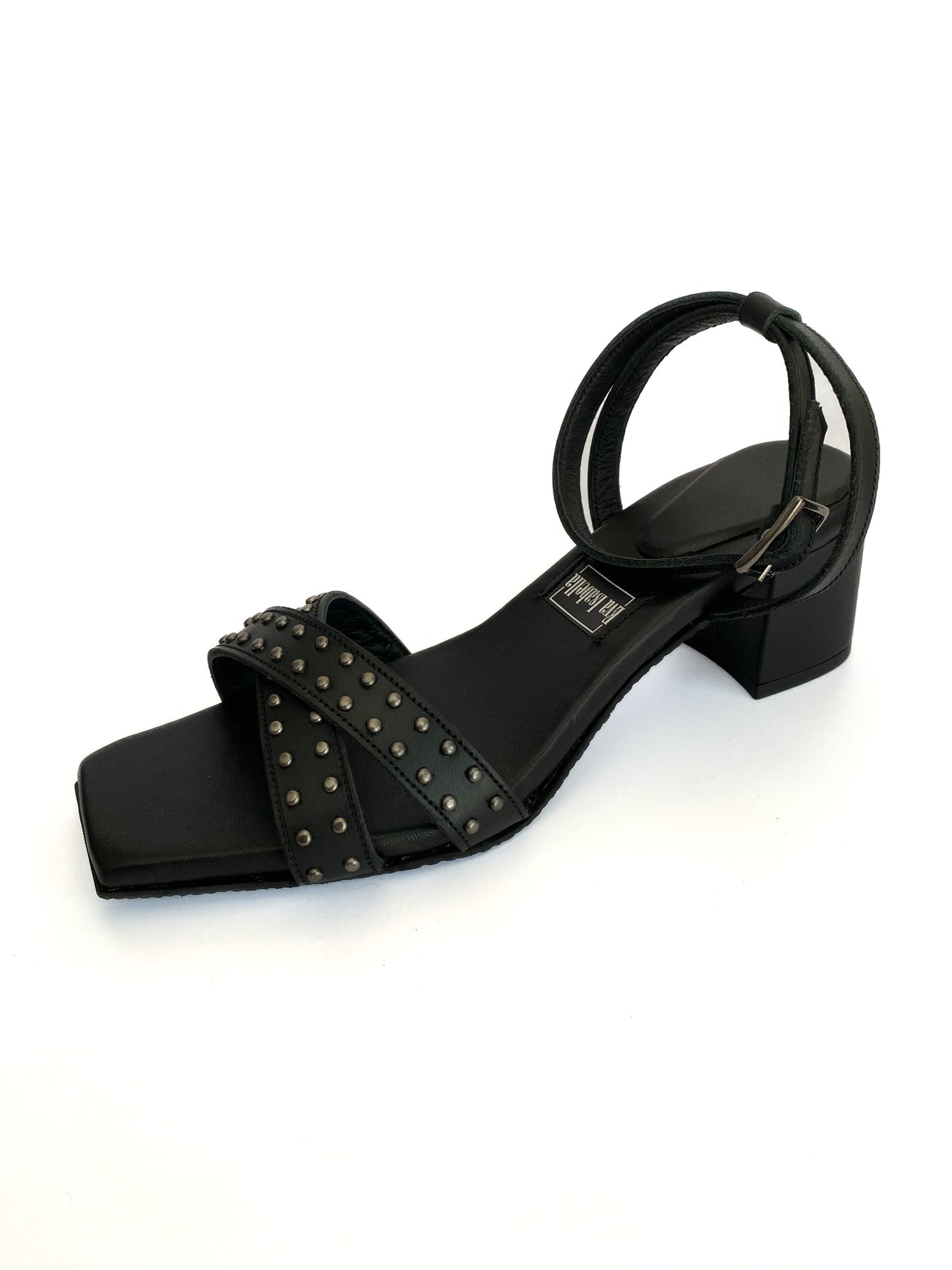 Kelly Sandal - Black Leather