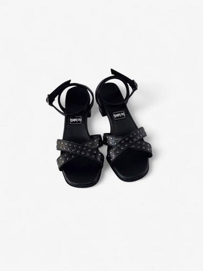 Kelly Sandal - Black Leather