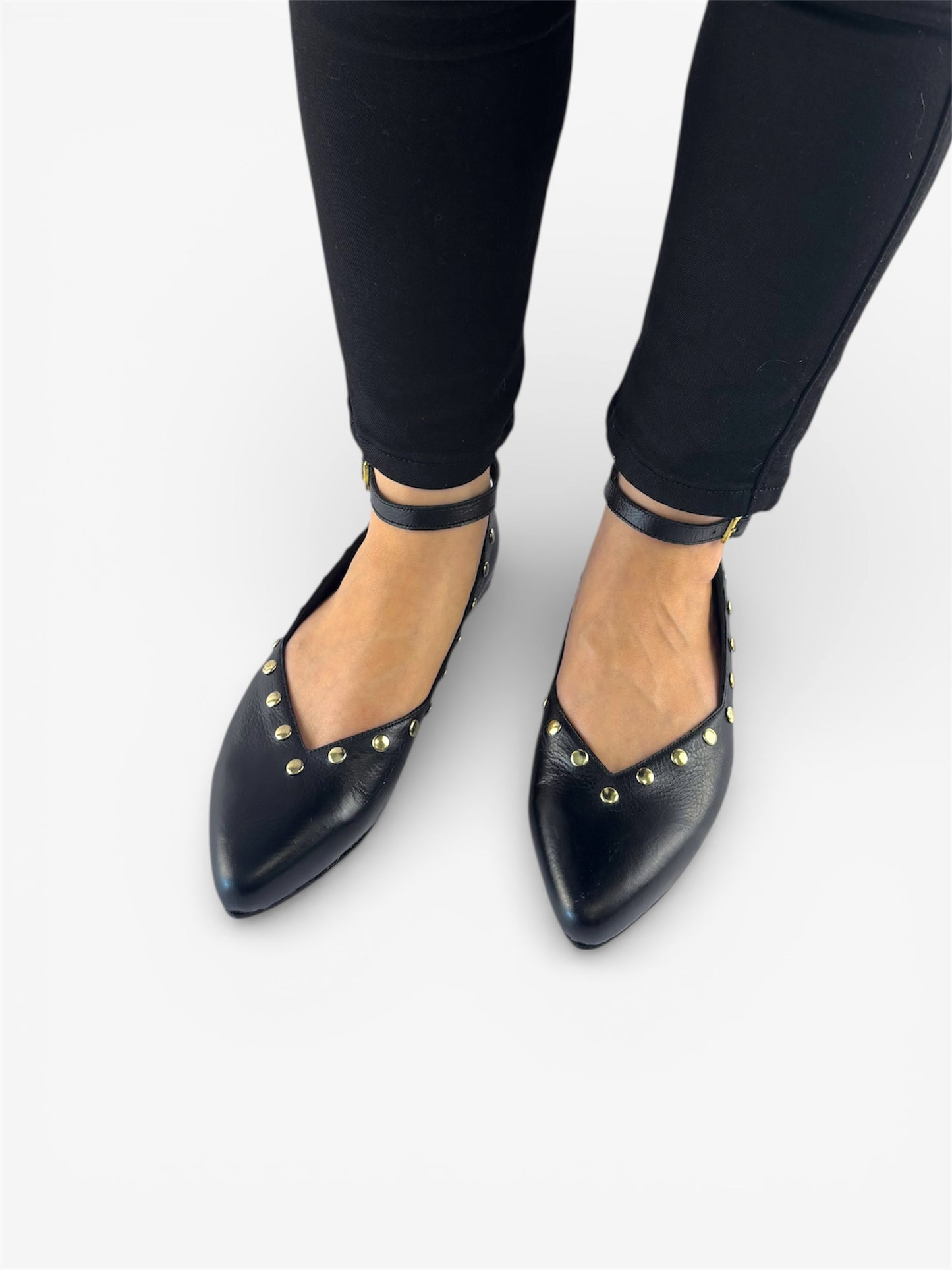Emma Pump - Black Leather