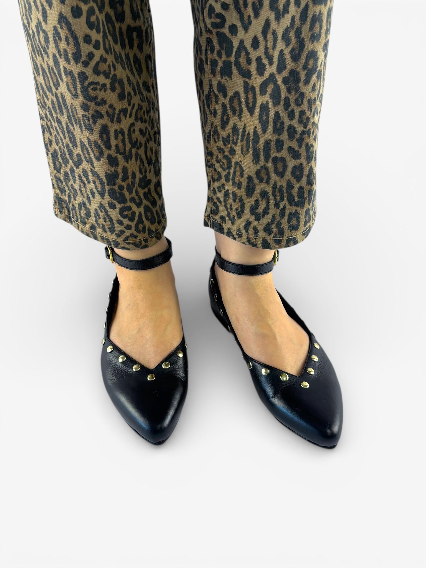 Emma Pump - Black Leather