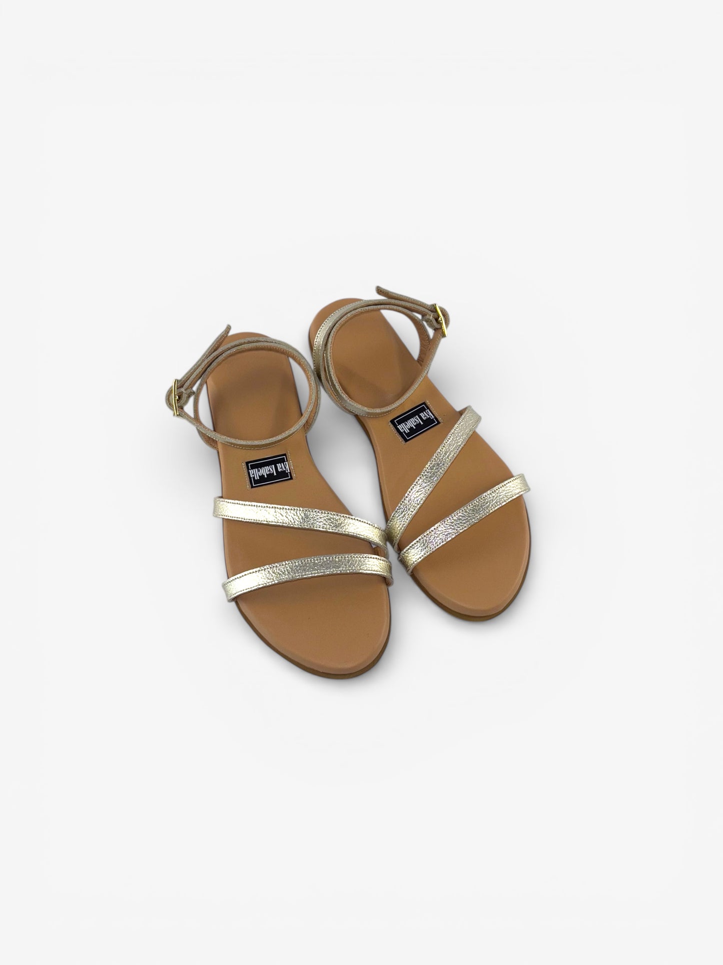 Lucy Sandal - Gold Leather