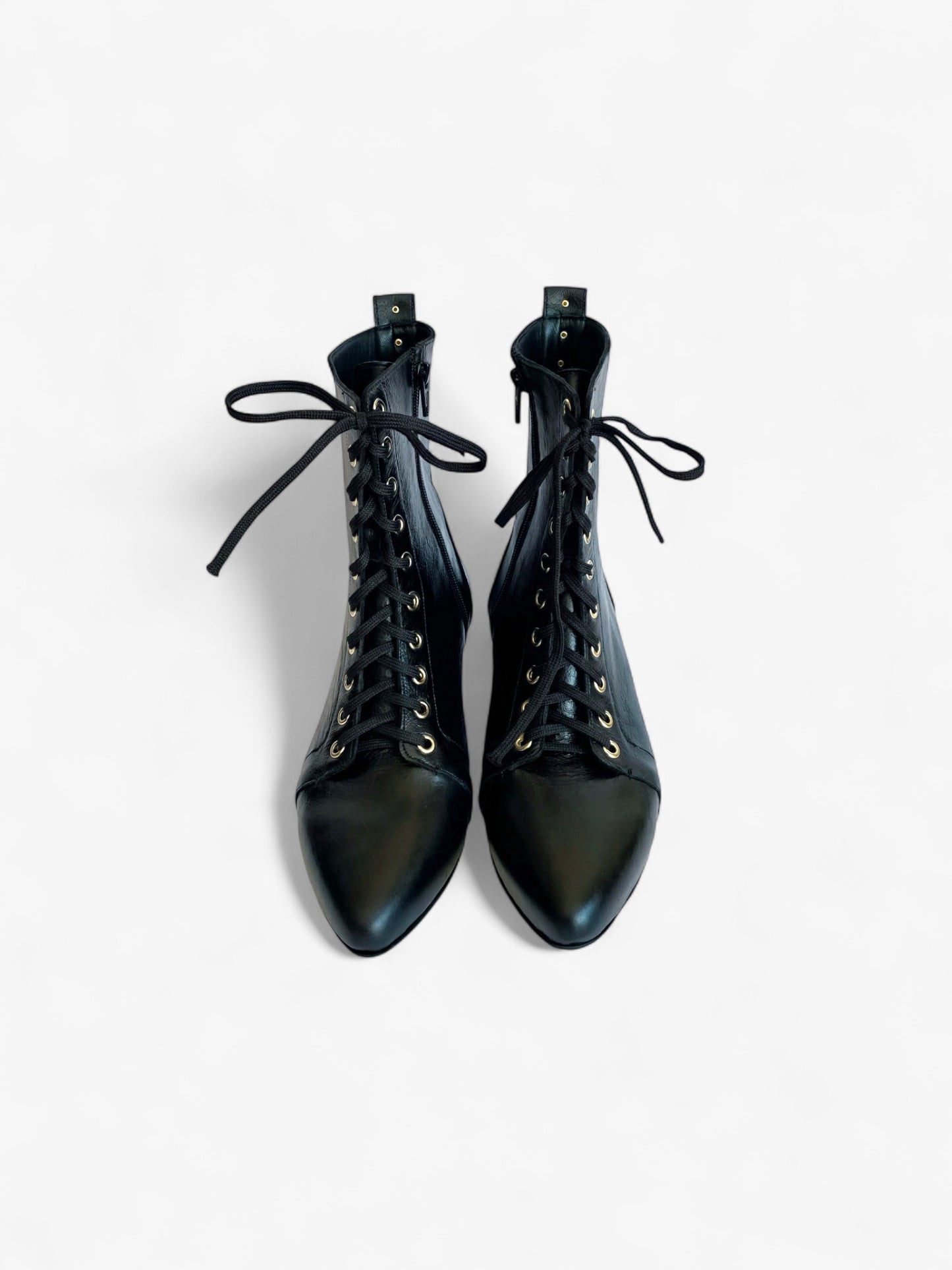 Raven Boot - Black Leather