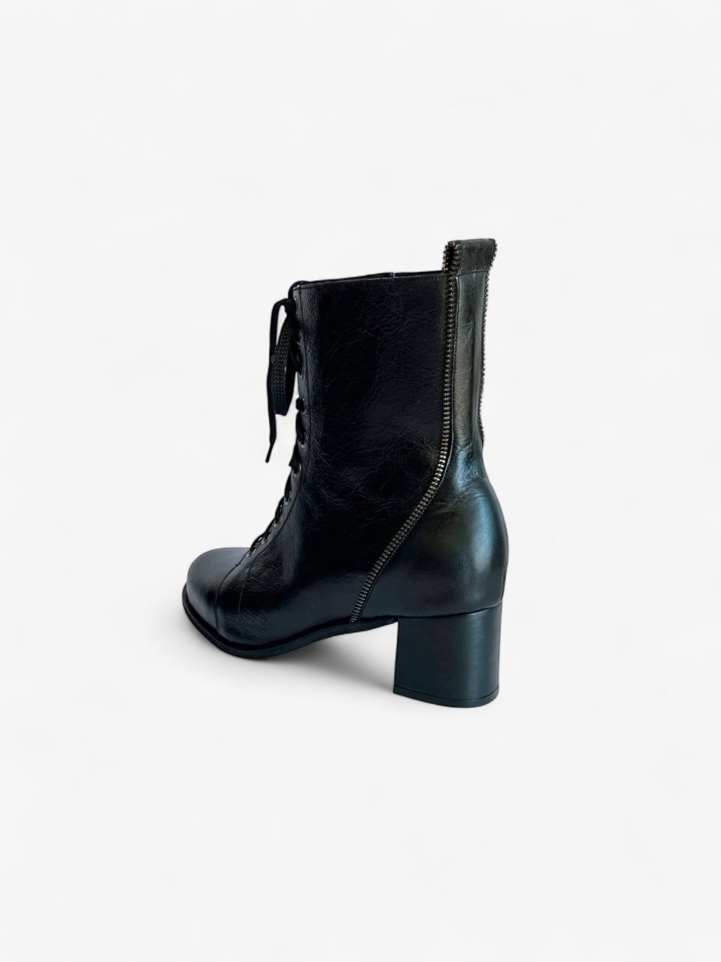 Roxy Boot - Black Leather