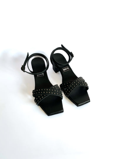Kelly Sandal - Black Leather