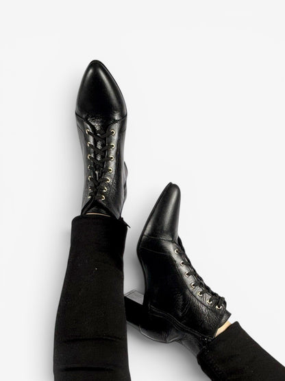 Chloe Boot - Black Leather