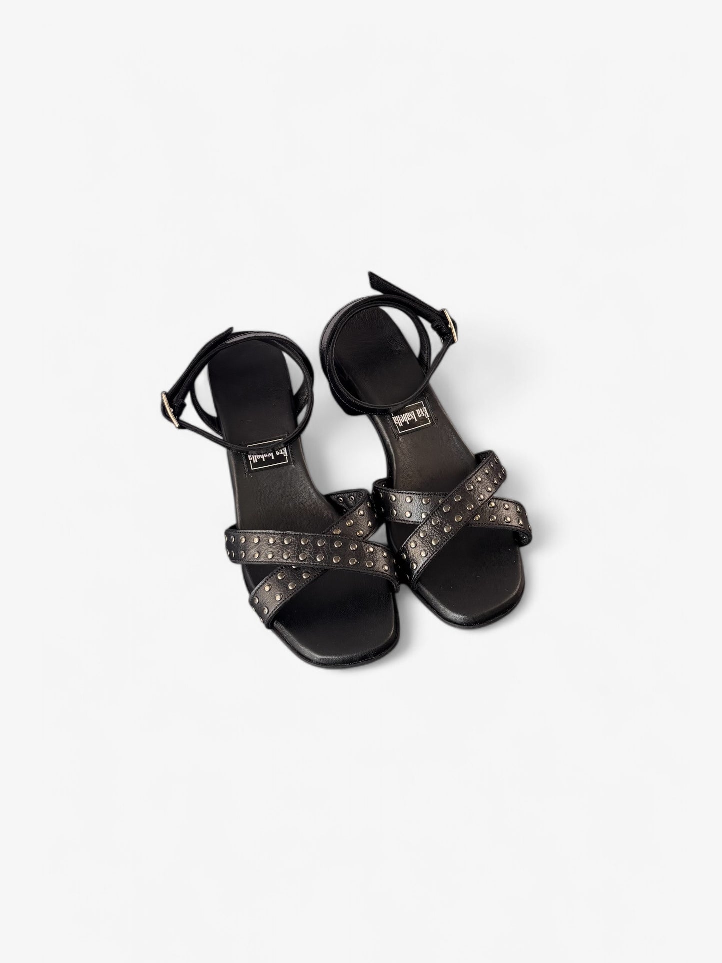 Nicola Sandal - Black Leather